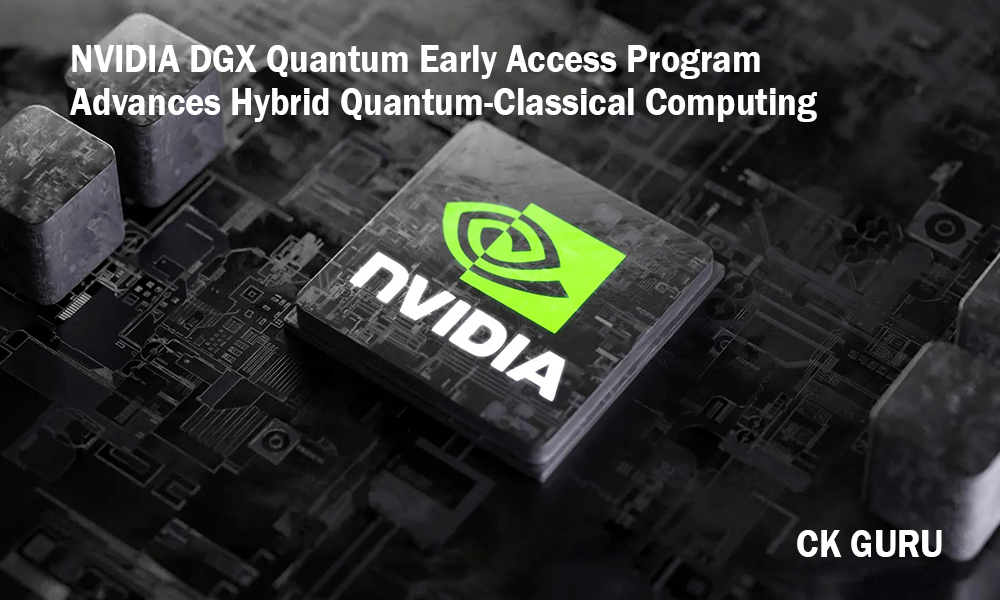 NVIDIA DGX Quantum system showcasing hybrid quantum-classical computing with Quantum Machines OPX1000 and Grace Hopper Superchips.