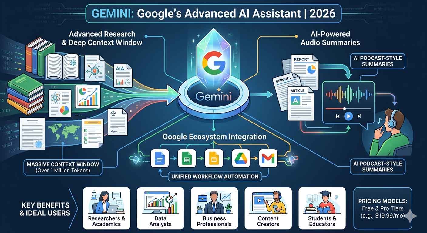 Google's Powerful AI Assistant for Research, Productivity, and Large-Scale Document Analysis