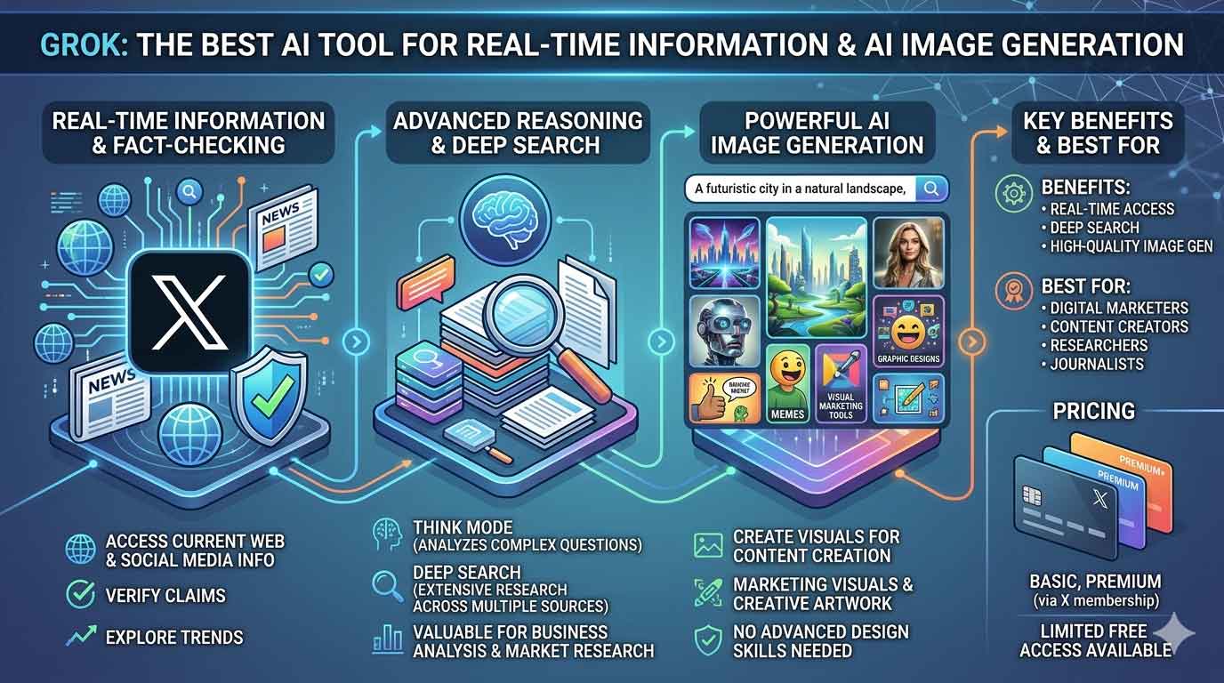 Grok: The Best AI Tool for Real-Time Information and AI Image Generation