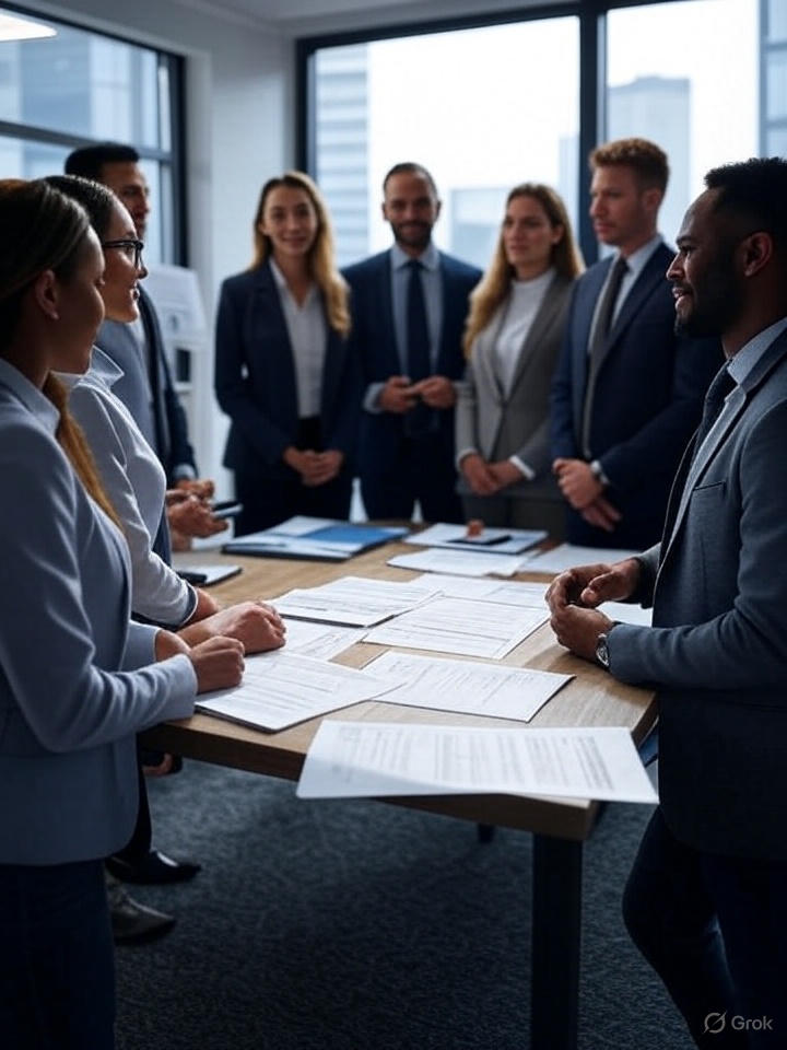 Professionals Comparing Insurance Plans in 2025