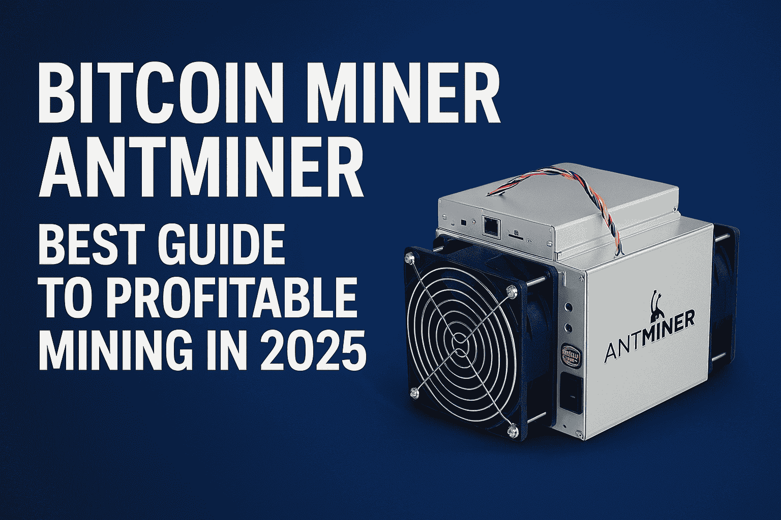 Bitcoin miner Antminer machine used for profitable Bitcoin mining in 2025
