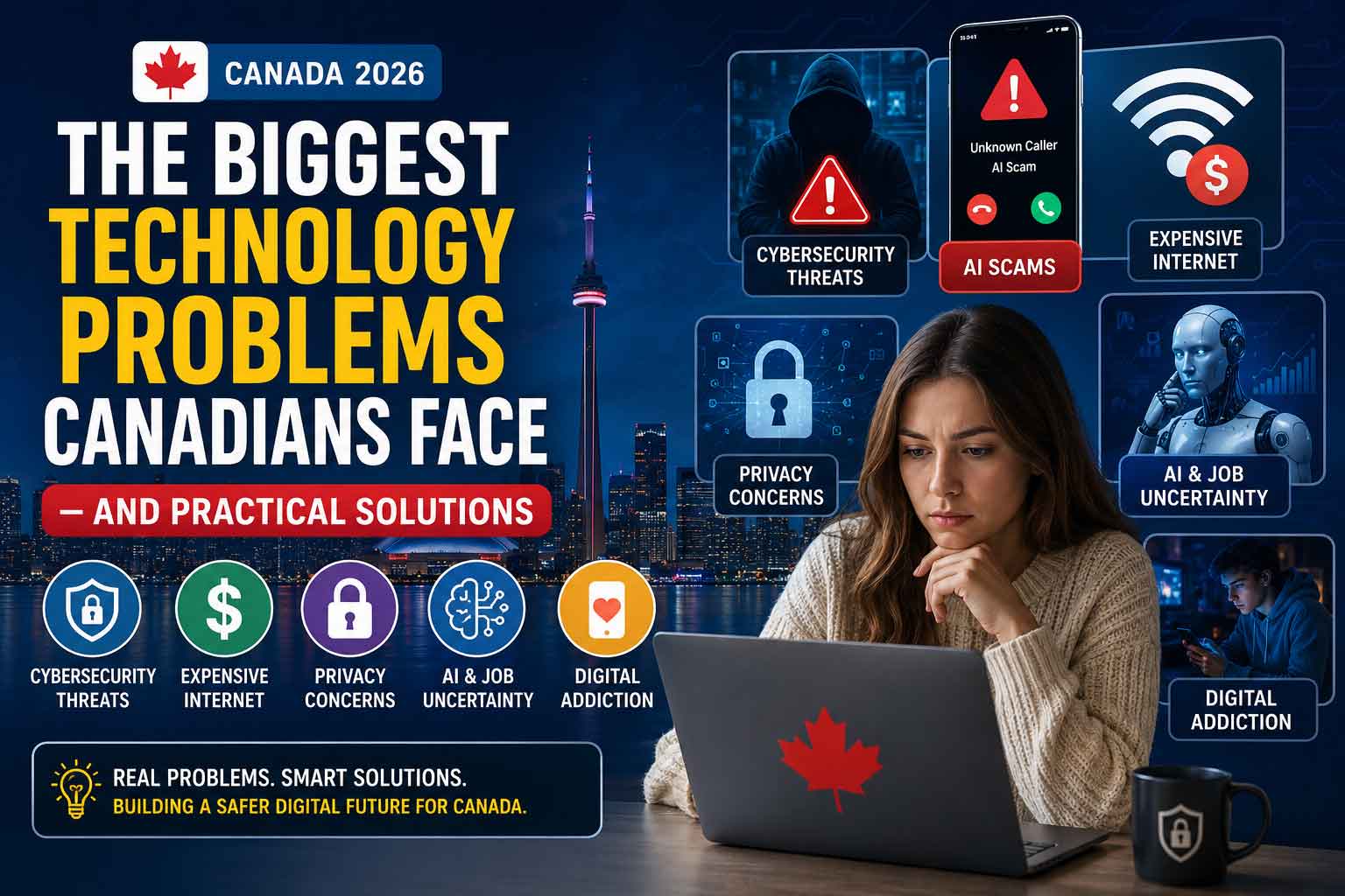 Biggest Technology Problems Canadians Face in 2026 and Best Online Solutions