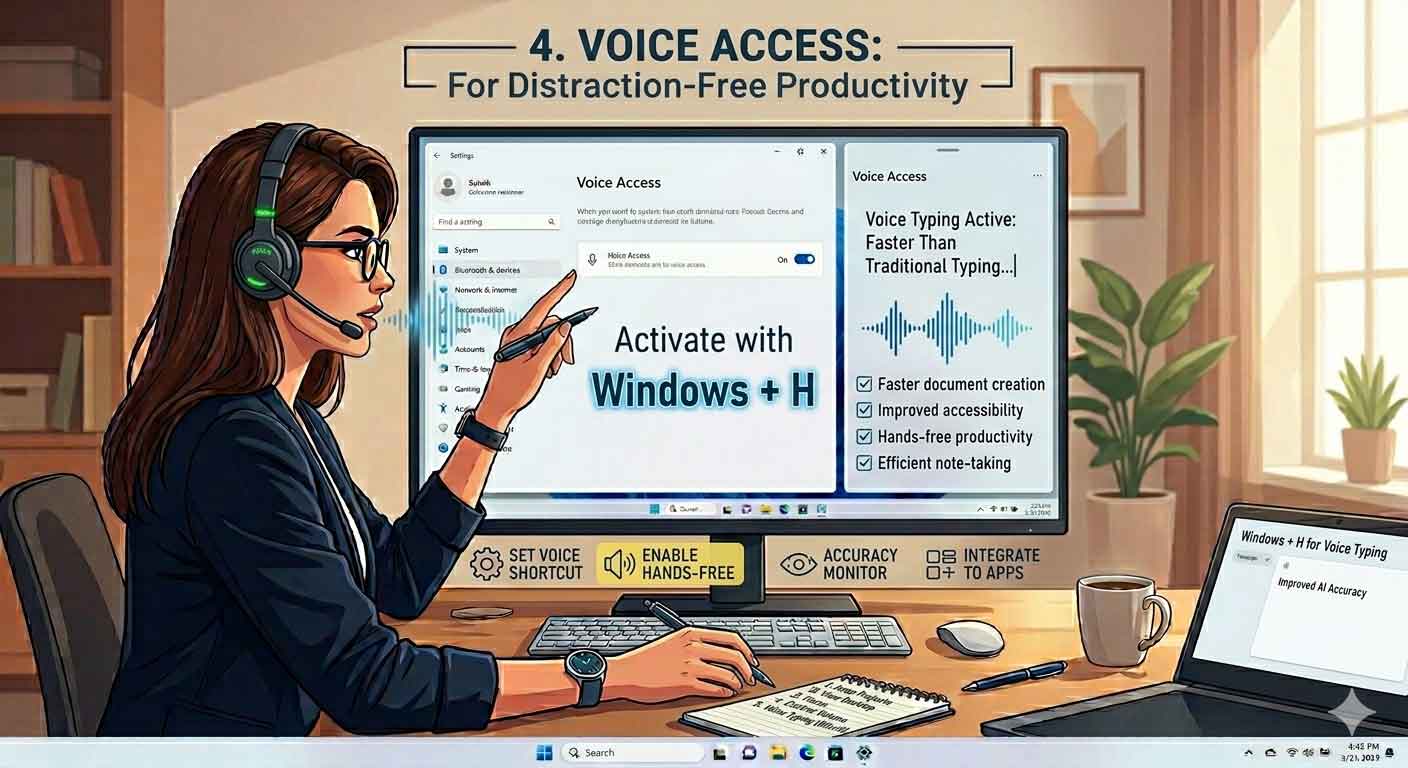 Voice Typing in Windows 11 is a powerful yet often overlooked feature that can dramatically speed up how you create content and interact with your device. Instead of relying only on traditional keyboard typing, you can use your voice to write emails, documents, notes, and even long-form articles with impressive accuracy.