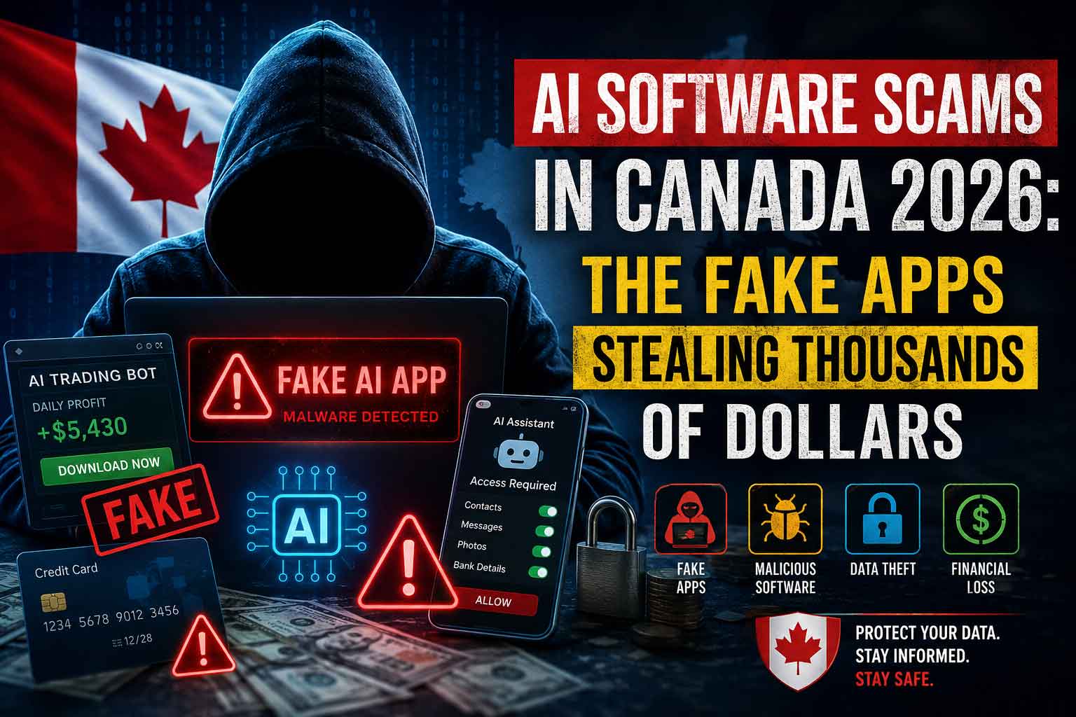 AI Software Scams in Canada 2026: The Fake Apps Stealing Thousands of Dollars