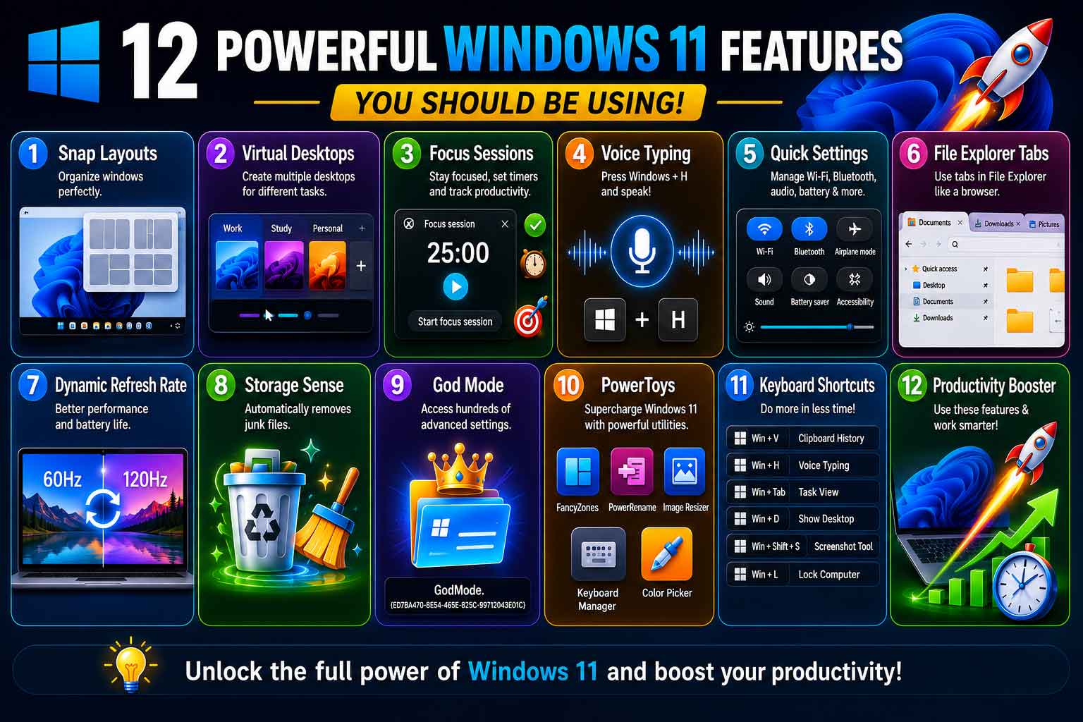 Hidden Windows 11 Features That Can Save Hours Every Week (Most Users Never Discover)
